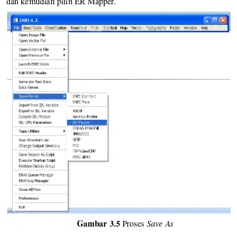 Gambar 3.5 Proses Save As 