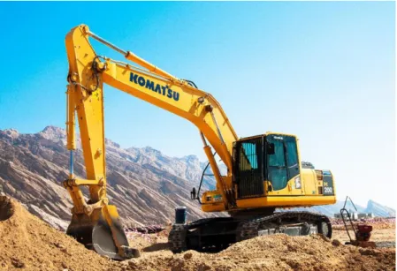 Gambar 3.1 Excavator Komatsu PC200  (Sumber: construction week online, 2014) 