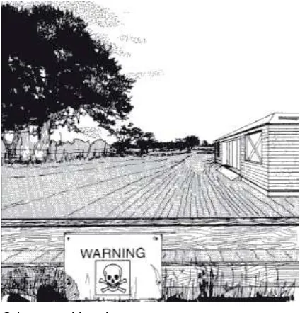 Figure 14. Agrochemicals should be stored under lock and key 