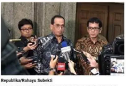 Gambar 1 : Pernyataan Menhub Indonesia Kebal Corona