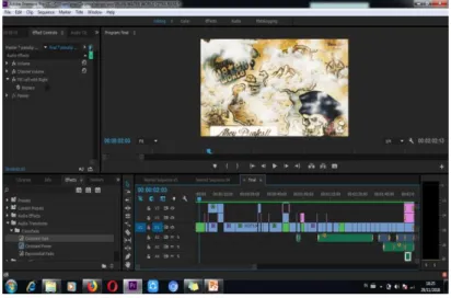 Gambar 1. Adobe Premie pro CC 2015 