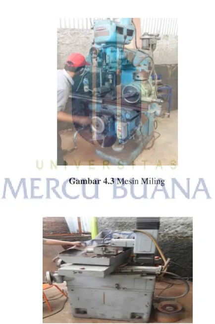 Gambar 4.3 Mesin Miling 