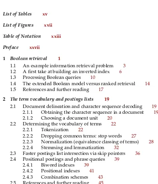 Table of Notationxxiii