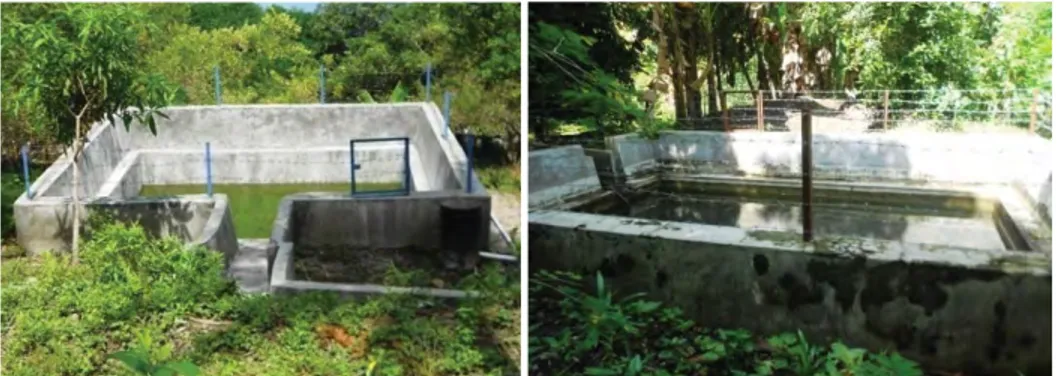 Gambar 3. Kontruksi bangunan pemanenan air di Kota Ternate. 