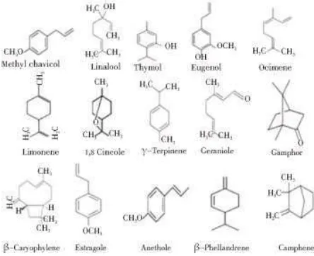 Gambar 2. Struktur kimia senyawa 