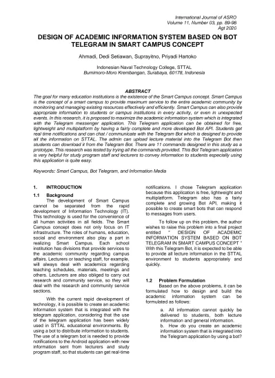 Design Of Academic Information System Based On Bot Telegram In Smart Campus Concept 0039