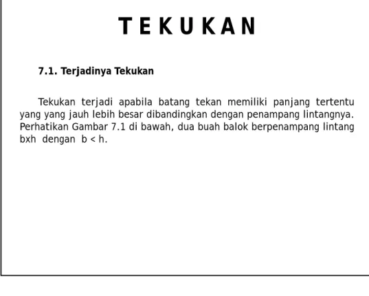 Gambar 7.1. Pembebanan Normal Negatif