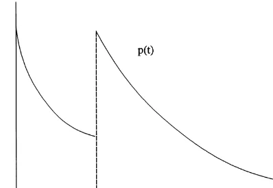 Fig. 1. The optimal pricing path.