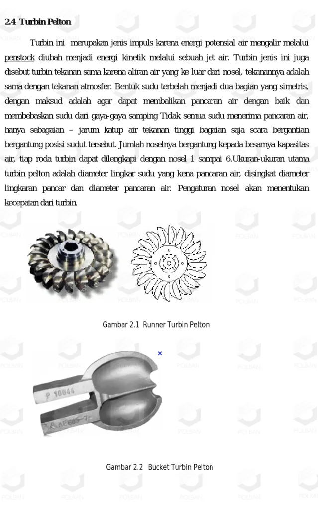 Gambar 2.1  Runner Turbin Pelton 