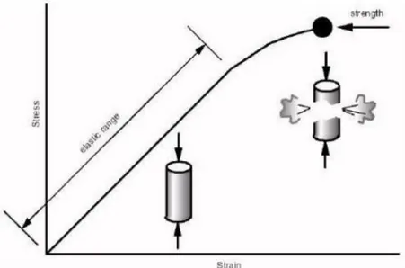 Gambar 3.5 Grafik Hubungan Tegangan dan Regangan  (Sumber: Siegfried, 2012) 