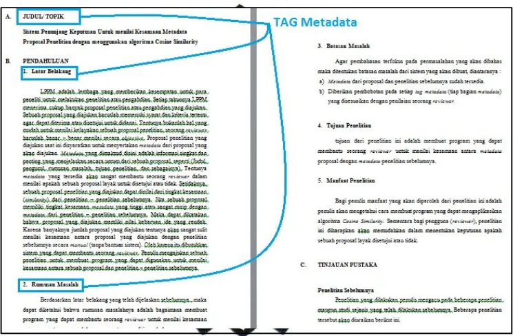 Gambar 3. Cara pengambilan metadata dari dokumen penelitian  