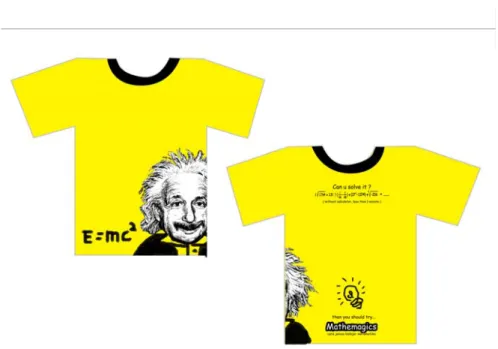 Gambar 5.3 Design kaos Mathemagics (baru) 