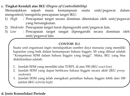 Tabel II.1 Jenis Konsolidadasi Periode 