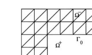 Fig. 10. Partition of Motz’s problem with MS = 2.
