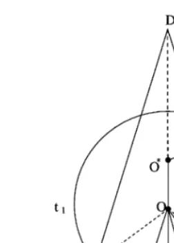 Fig. 3. The Delaunay triangles with obtuse triangles.