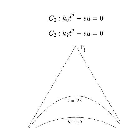 Fig. 2. Unacceptable curves that satisfy the contact conditions.