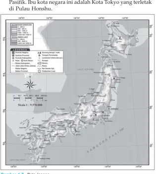 Gambar 1.7Peta Jepang