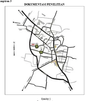   Gambar 1 Peta  kota Salatiga 