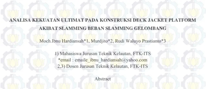 Gambar 1. Struktur BKP-BG Platform 