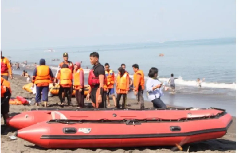 Gambar 5. Perahu untuk Akses Korban dalam Air 