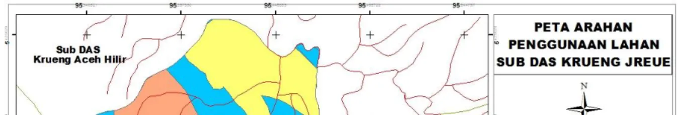 Tabel 4. Kawasan Fungsi Lahan berdasarkan Kecamatan di Sub DAS Krueng Jreue 