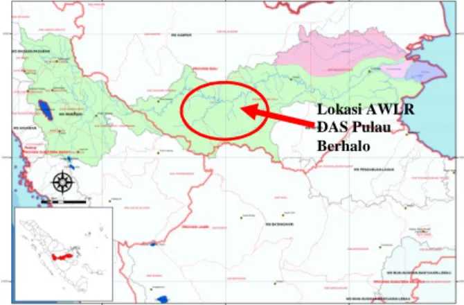 Gambar 5 Peta Lokasi Penelitian   Sumber: Kementrian PU Republik Indonesia, 2012