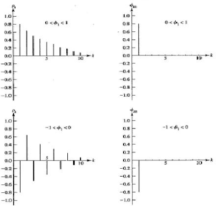 Gambar 2.3: Plot ACF dan PACF Model AR(1)