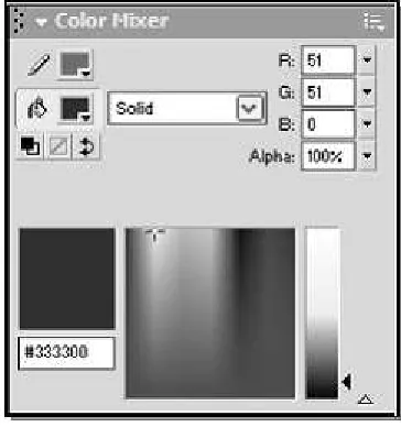 Gambar e. Window Color Swatches