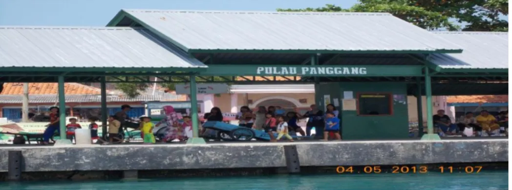 Gambar 1. Lokasi penelitian di pulau Panggang 