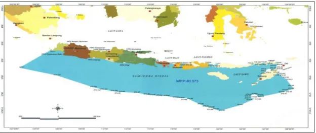 Gambar 1. Peta Wilayah pengeloaan perikanan Republik Indonesia  (Statistik DITJEN KKP  2011) 