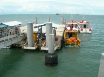 Gambar 1 Contoh dermaga ponton LNG Tangguh (sumber : www.panoramio.com) 