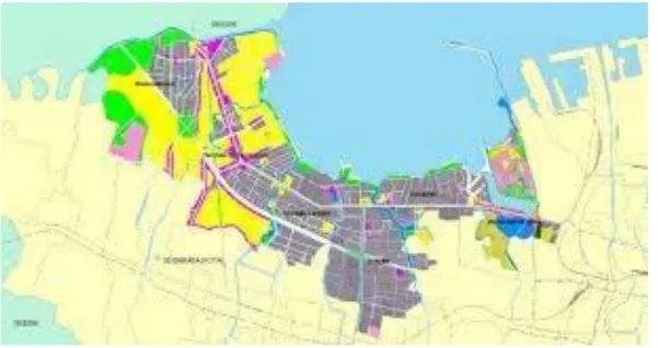 Gambar 2.7. Peta Rawan Genangan Banjir Rob Wilayah Surabaya  Utara 