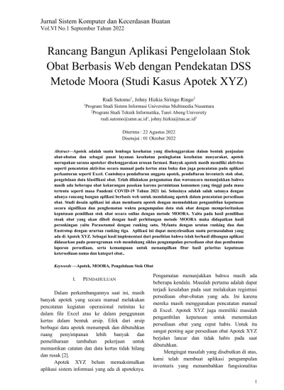 View Of Dssmooraweb Rancang Bangun Aplikasi Pengelolaan Stok Obat Berbasis Web Dengan 6963