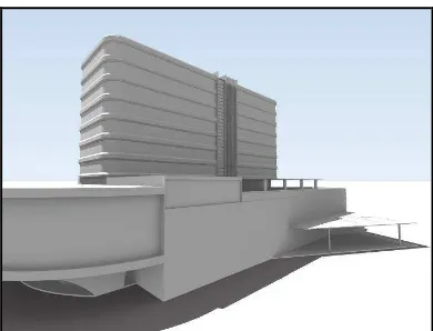 Gambar 4.15 - Pengembangan kedua fasad bangunan hotel dan apartemen. 