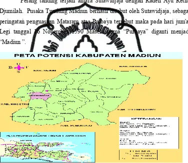 Gambar 4.1. Peta Potensi Kabupaten Madiun        