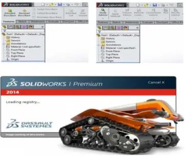 Gambar 2.5 Tampilan Solidworks 2014  [9] . 