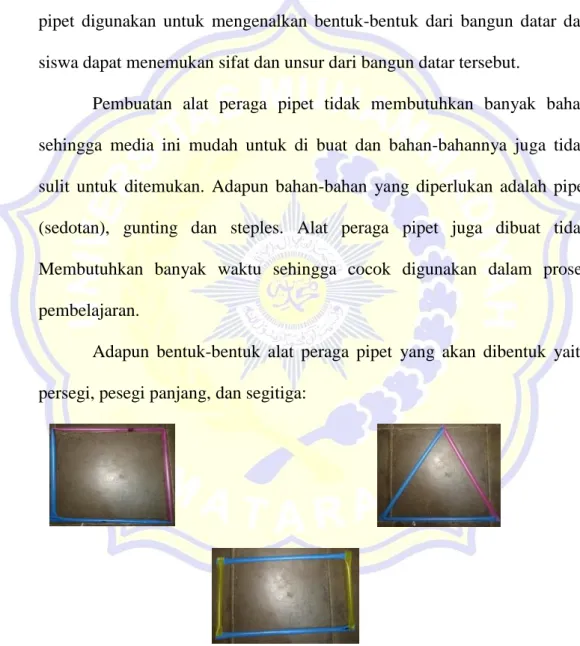 Gambar 2. Bentuk alat peraga pipet 