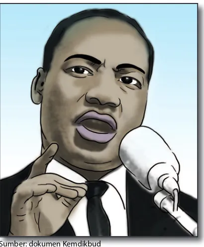 Gambar 4.3 Dr. Martin Luther King Jr.