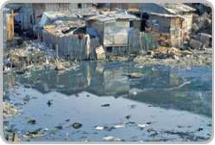 Gambar 4.4 Air Tercemar Sampah 