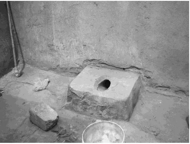 Figure 5.3 Toilette traditionnelle à chasse manuelle 