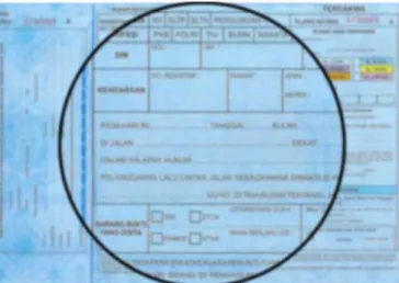 Gambar 4. Fitur Linescreen Pada Hasil Cetak  Blanko X dengan Material Sample (A) (2)  Material  Kertas  SCCB  61,20  Gram/m 2 