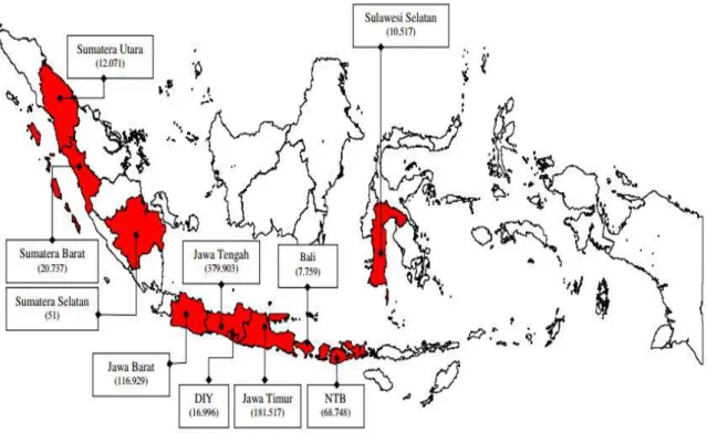 Gambar 2 Daerah Sentra Bawang Merah 