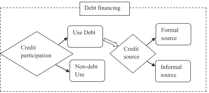 figure 1. debt financing decision flow Chart