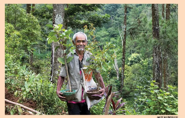 Gambar 5. Sadiman pelestari lingkungan dari Kabupaten Wonogiri