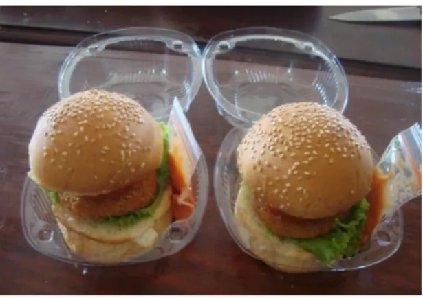Gambar 3. Inovasi produk olahan tempe (Burger Tempe) 