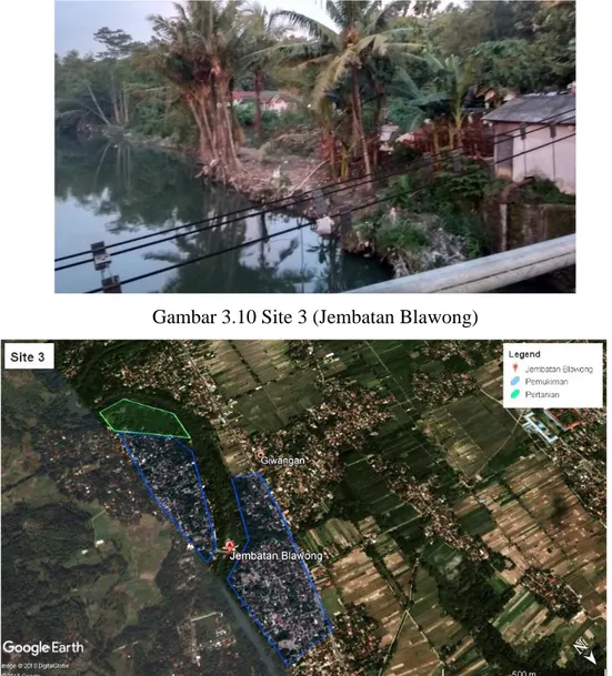 Gambar 3.11 Area yang Berpotensi Menghasilkan Beban Pencemar ke Site 3 