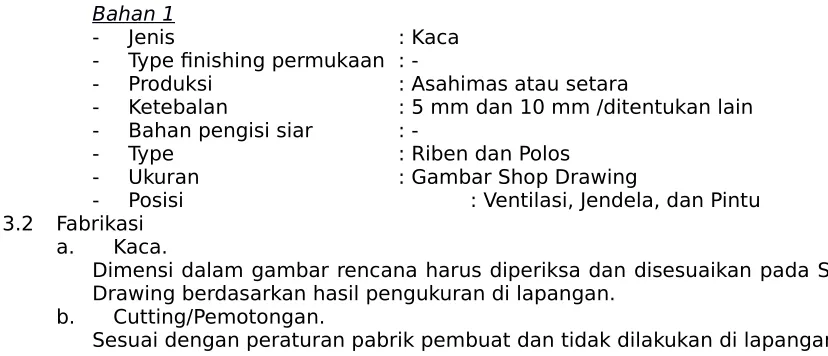 gambar.2. Persyaratan Bahan