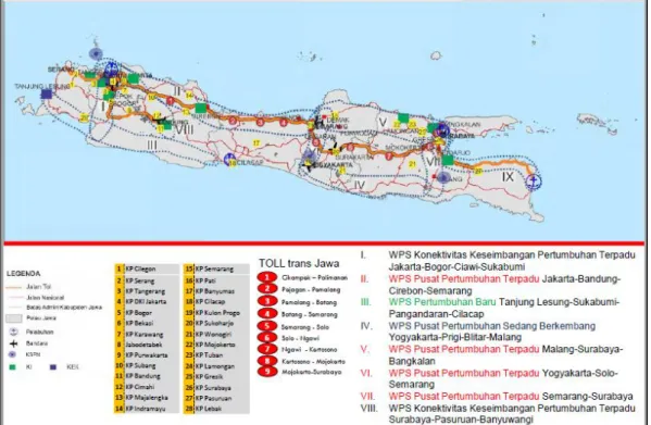 Gambar 3. 5 Konsepsi Pengembangan Pulau Jawa 