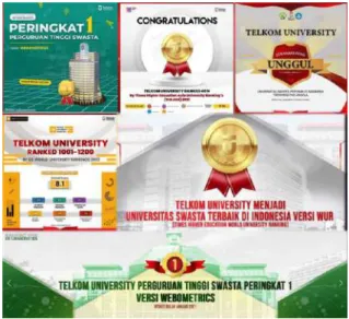 Gambar 1. 3 Pencapaian Universitas Telkom