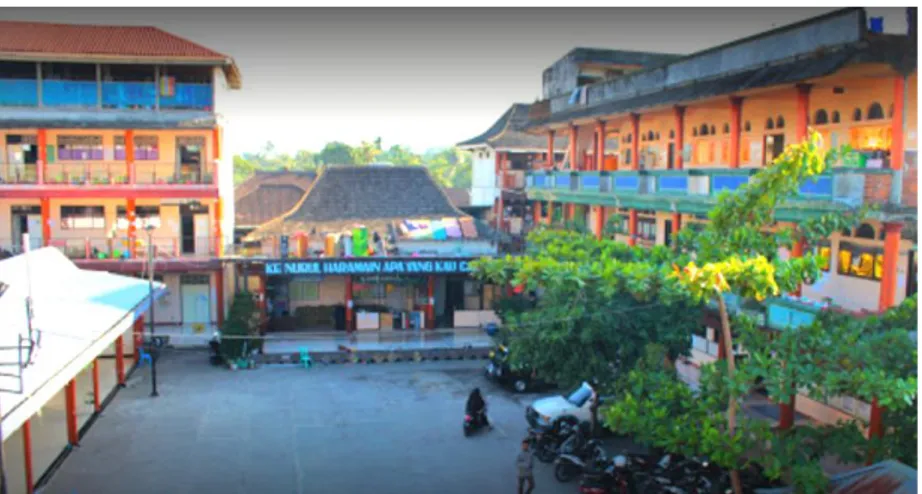 Gambar 2. Bangunan Pondok Pesantren Nurul Haramain Putri NW Narmada  (Sumber:  https://www.google.com ) 